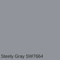 Steely-gray-